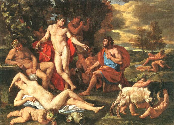 Nicolas Poussin Midas and Bacchus china oil painting image